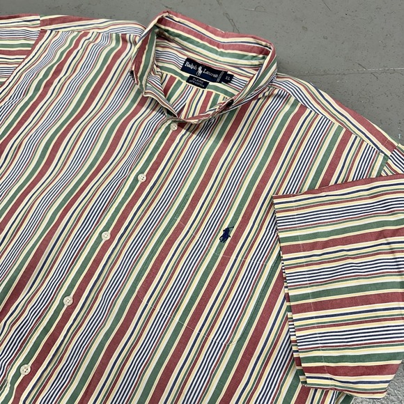Ralph Lauren Other - Ralph Lauren Shirt Mens XL Multicolor Stripe Blaire Short Sleeve Button Up